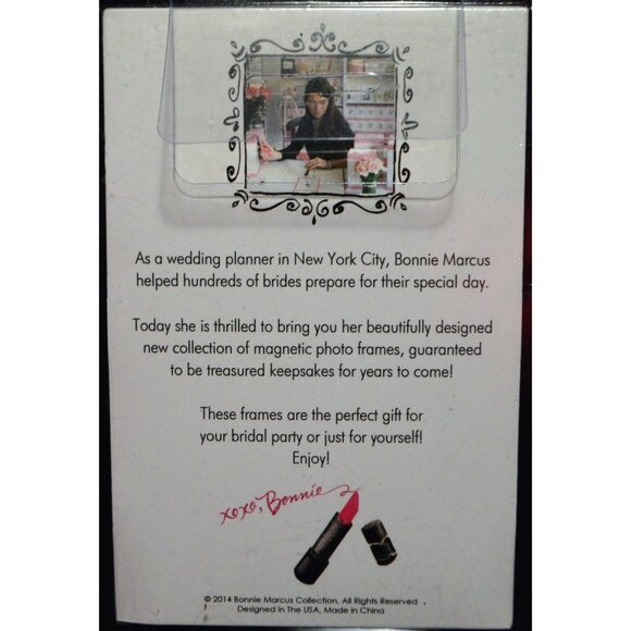 Bridesmaid Keepsake Photo Frames Set of 3 Magnetic by Bonnie Marcus - Picture 5 of 5